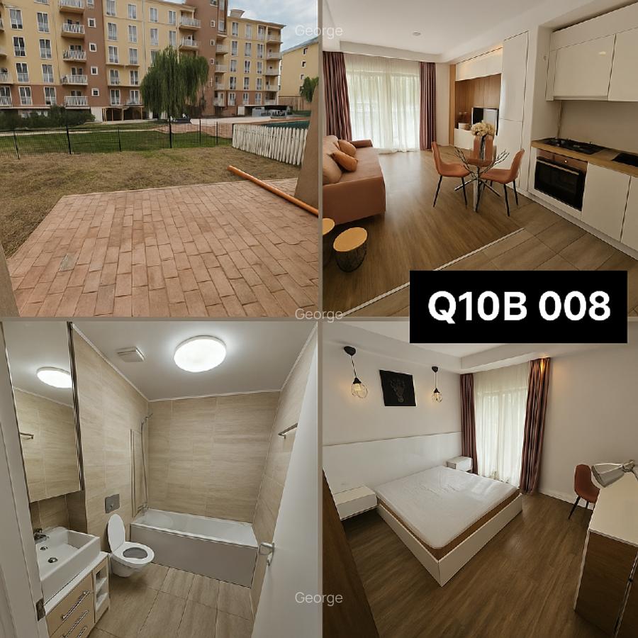 DE ÎNCHIRIAT – Studio la parter mobilat, utilat, gradina, piscina, parcare - 1