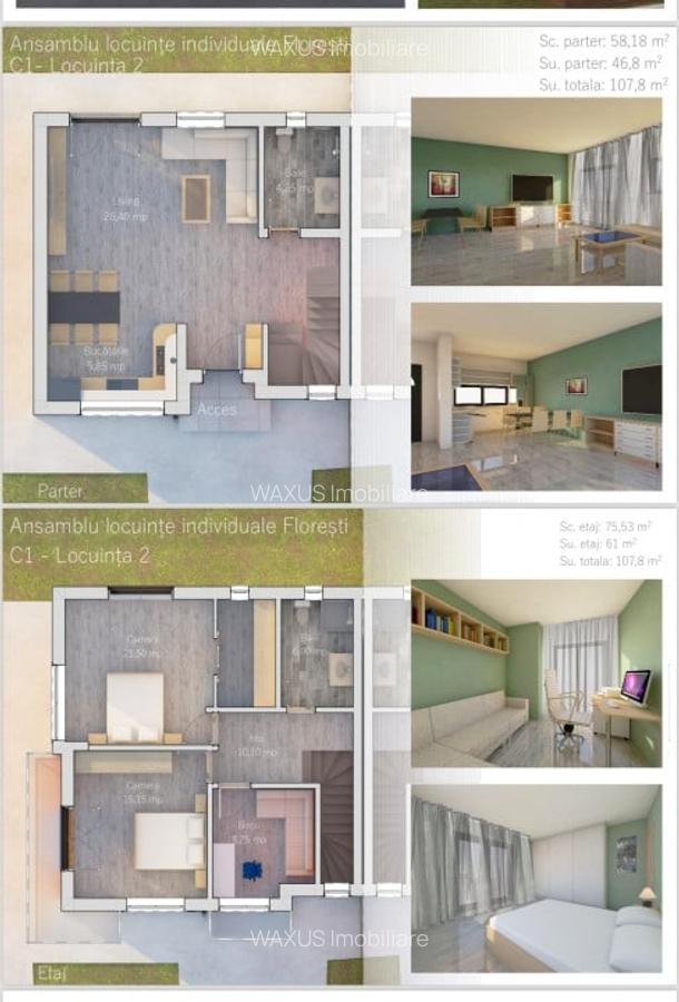 "La Tine Acasa: Duplexuri Care Iti Imbratiseaza Viata in Floresti" - 8