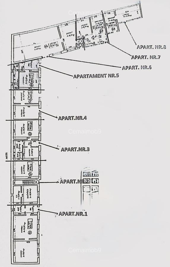 Patru apartamente in casa, 200 mp, Centru/ Gara - 3