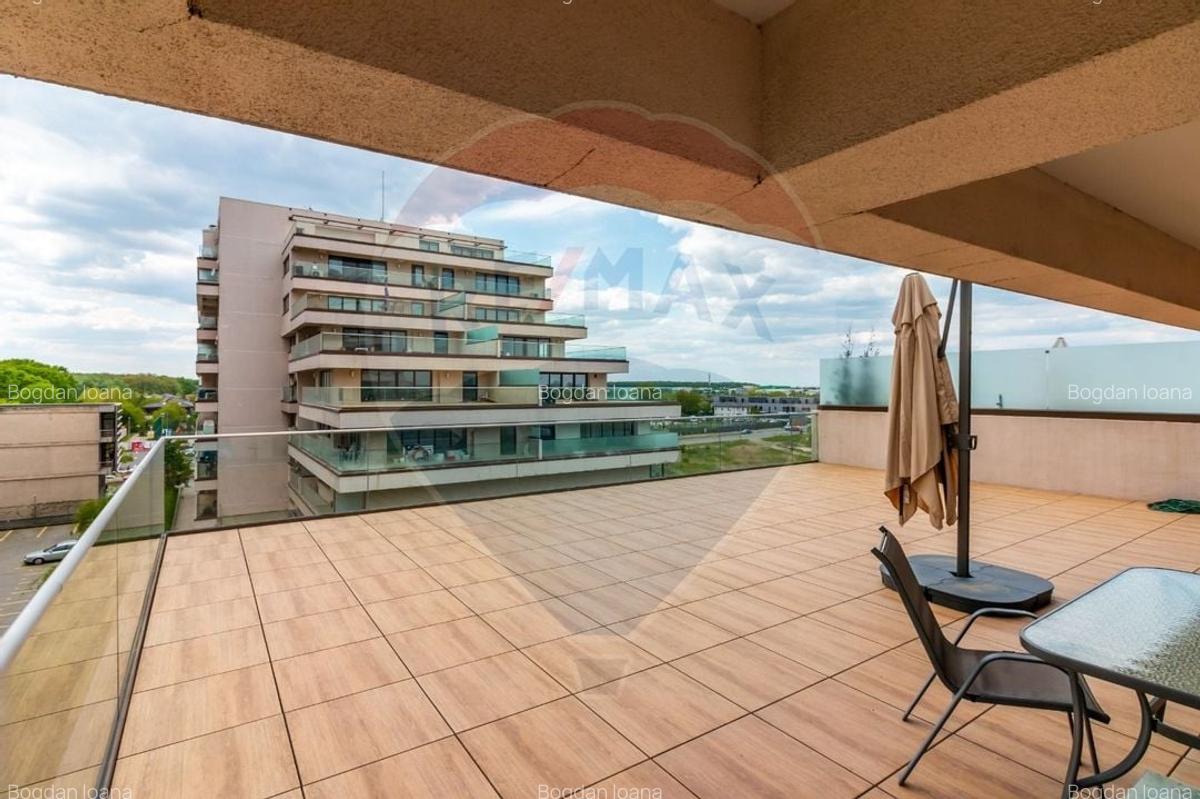 Apartament 3 camere de inchiriat in Pipera, loc parcare, terasa 95mp - 17