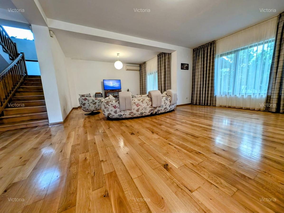Mogosoaia-centru,teren 440mp,pe colt,5 min de parc,mob/utilata,lux,5 cam.,libera - 8