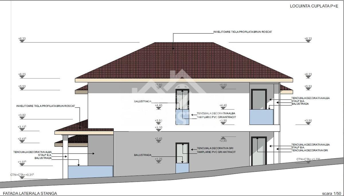 Duplex spatios cu priveliste superba spre cetate, Cisnadie - 11