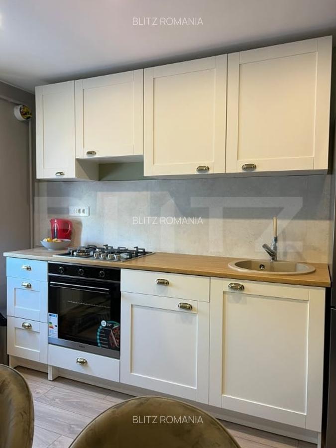 Apartament renovat, 2 camere, 50 mp, geam la baie, zona George Enescu - 10