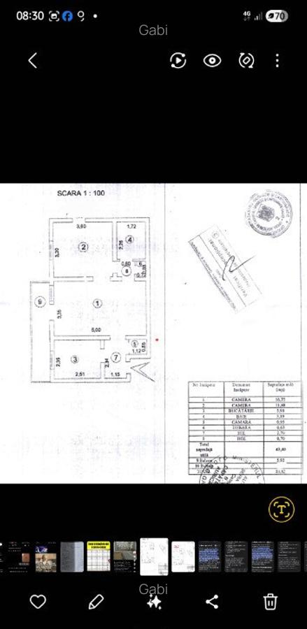 Vand apartament 2 camere semidecomandate, parter, Mazepa1 - 3