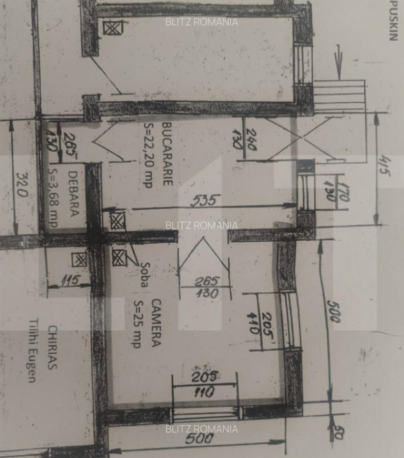 Casa cuplata, 51 mp utili+29mp teren pentru garaj, curte com - 1