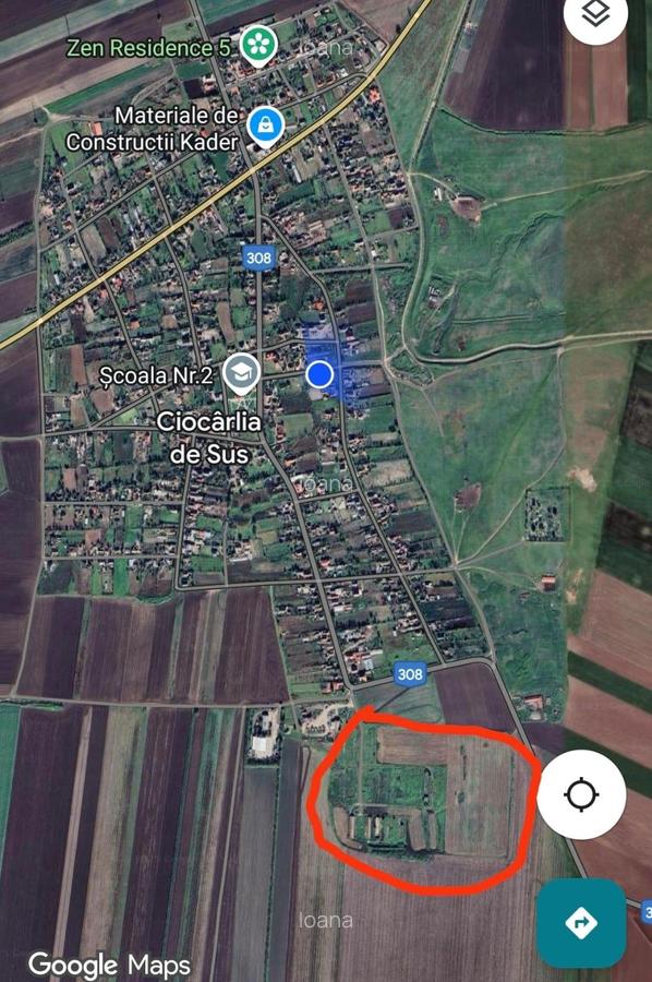CIOCARLIA DE SUS TEREN INTRAVILAN 123.400 MP PRET 1.480.000 EURO - 2