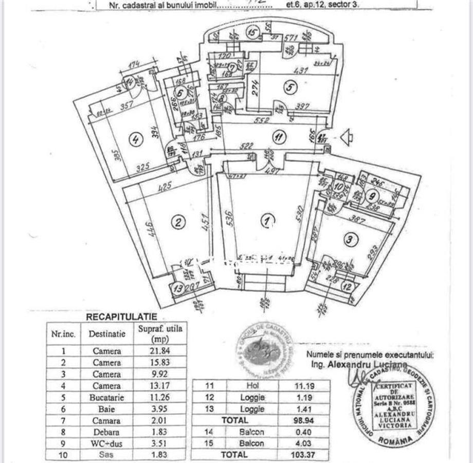 Apartament 4 Camere Bulevardul Unirii La Cheie - 5