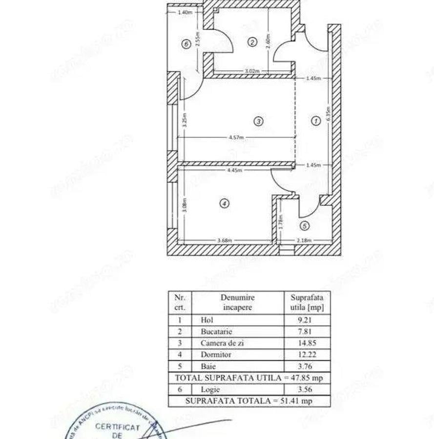 Apartament 2 camere zona 1 Decembrie 1918 - Auchan Titan - 8