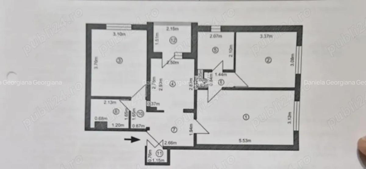 Vand apartament cu 3 camere. Direct Proprietar - 1