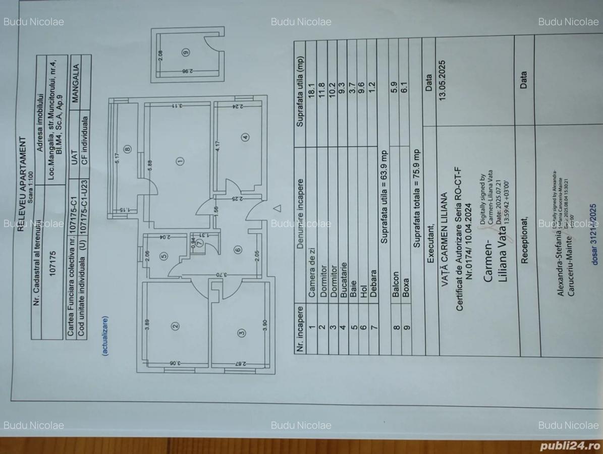 Vand apartament cu 3 camere - 7 Vand apartament cu 3 camere - 7