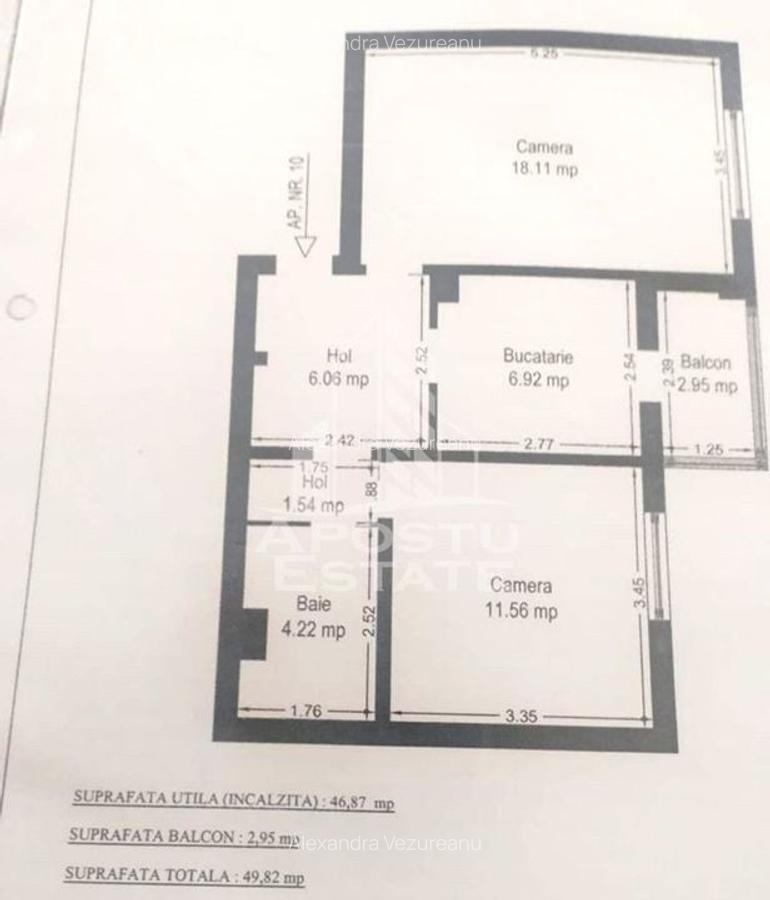 Apartament cu 2 camere, decomandat, etajul 2, zona Soarelui - 1