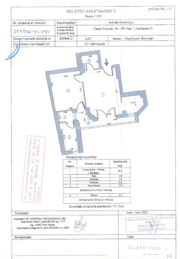 Vând apartament de lux în H Victoriei 139, Calea Victoriei — mobilat & boxă - 2