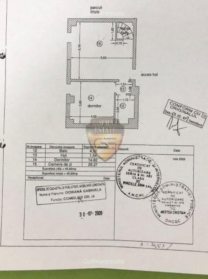 Bloc Miraj 3 Cam Statiunea Mamaia Vedere Frontala Lac, 92 mp Duplex, Hotel Rex - 2
