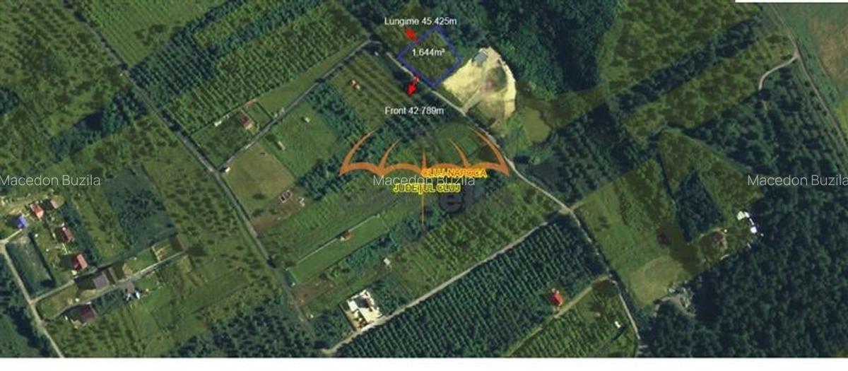 Teren Construcții extravilan de 1644 mp, în Exterior Nord - 1