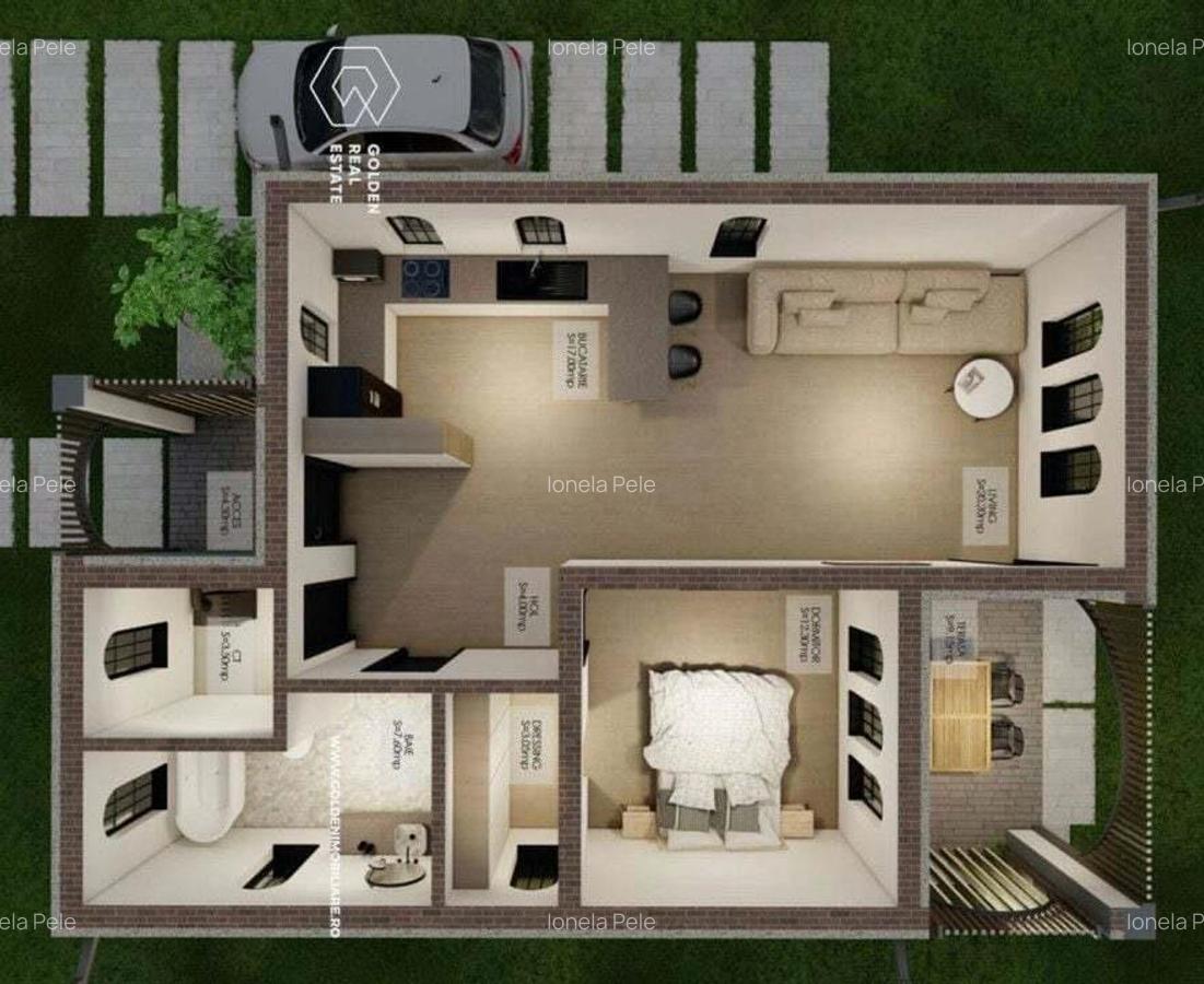 Casa DAPHNE, 400 mp teren, Cartierul ATHENA, comision 0% - 7