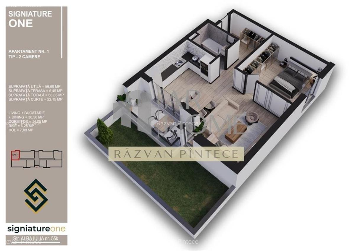 Apartament 2 camere, curte proprie, Albert Nord, Ploiesti - 2