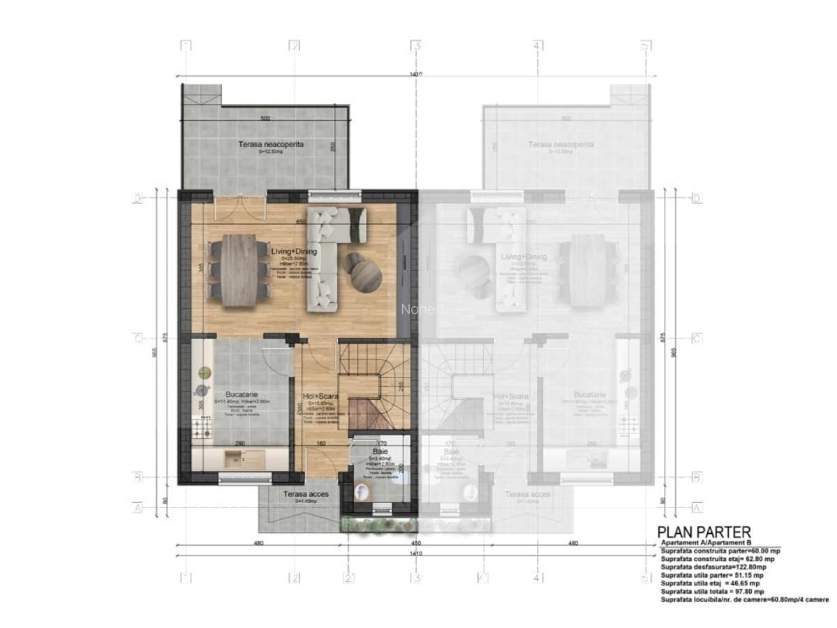 Casa noua 4 camere + teren 200 mp – Berceni - 13