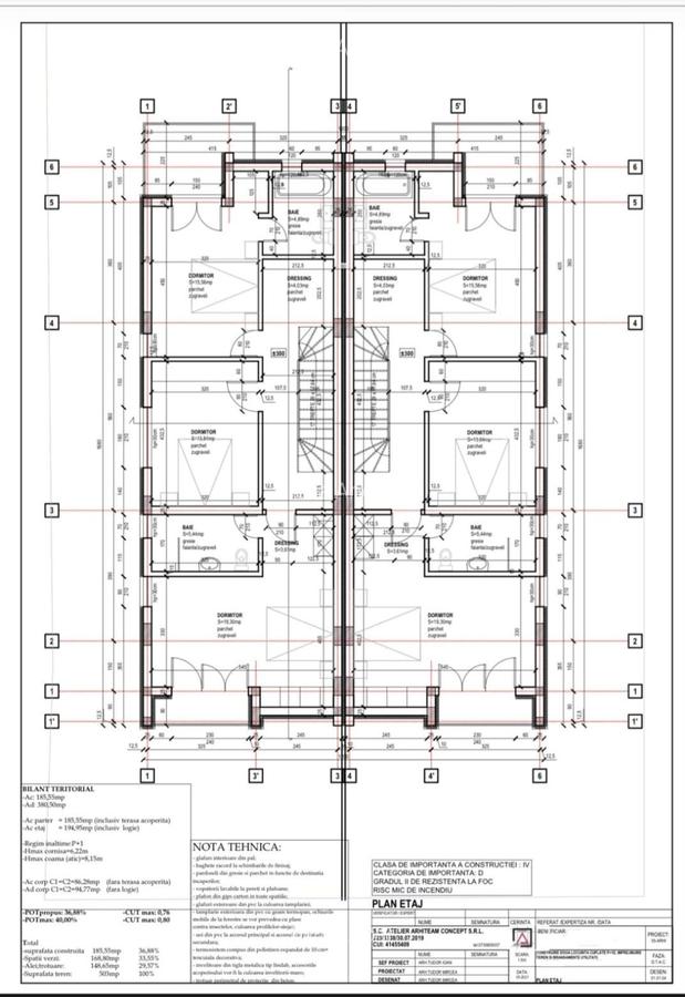 Duplex 2025,su 150mp, 4 dormitoare,living,3 bai,bucatarie,teren 300mp,2 parcari - 20