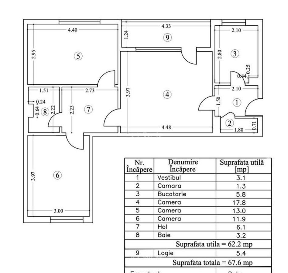 Apartament 3 camere de renovat in bloc anvelopat in zona Obor - 4