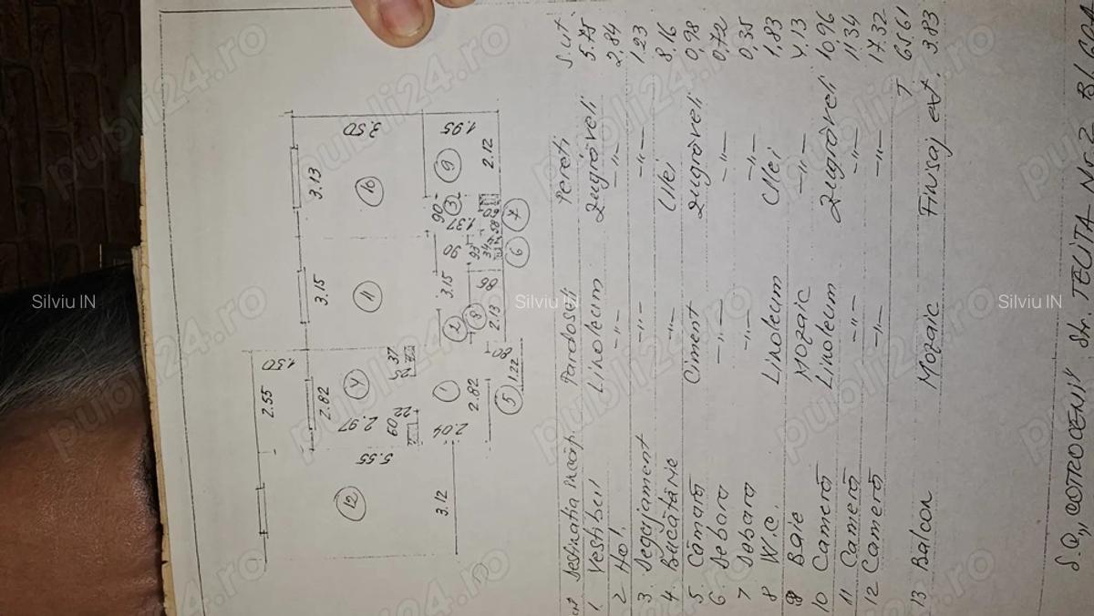 Apartament 3 cam decomandat conf 1 etaj 1 8 zona Sebastian - 1