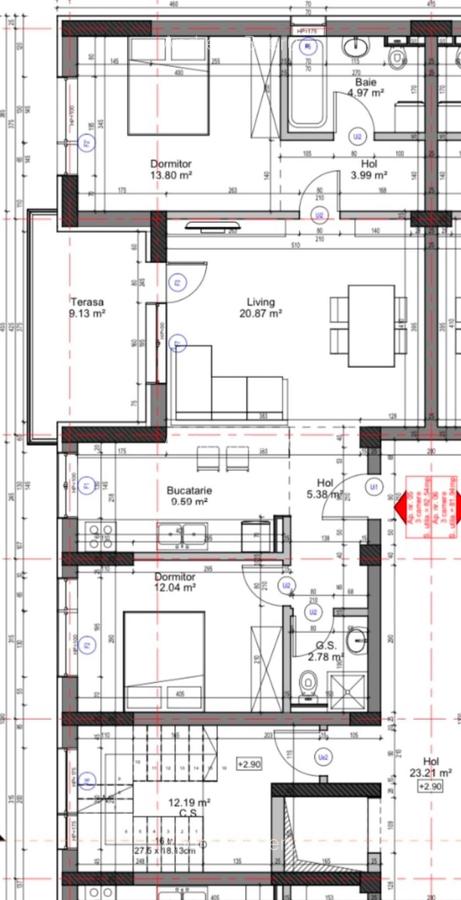 VANZARE APARTAMENT 3 CAMERE-2 BAI-TERASA-COMISION 0%-TVA INCLUS-MAGURELE - 11