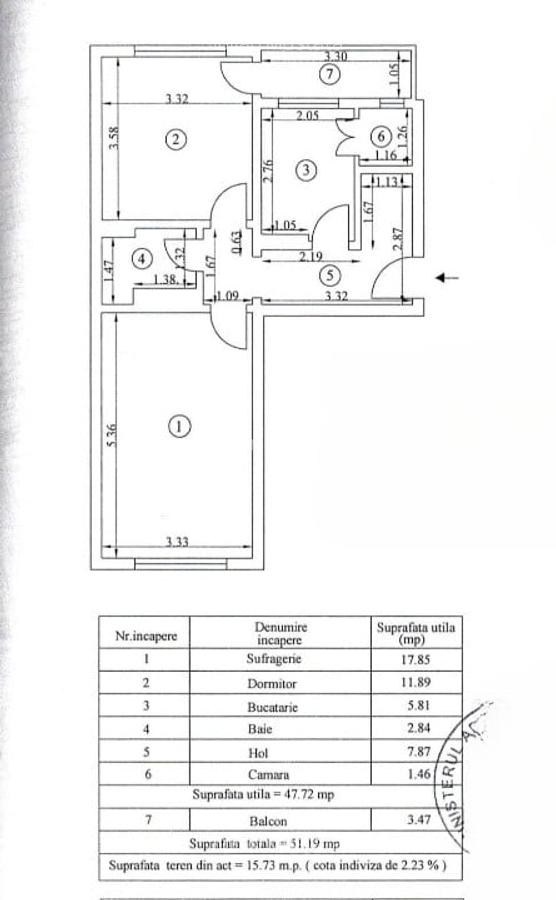 Apartament 2 camere decomandat, zona Independentei, etaj 3. - 8
