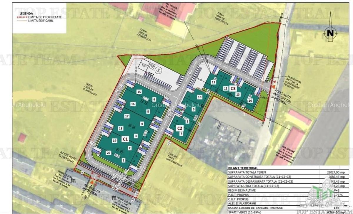 Hala industriala de inchiriat Pasajul Oltenitei - Popesti Leordeni - 2