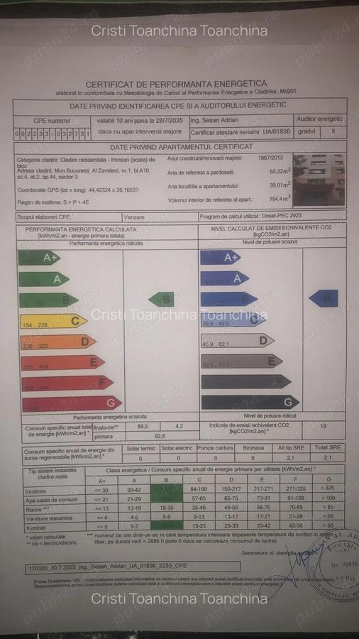 3 camere Balta Alba - de Vanzare - Aleea Zavideni 1 - necesita renovare - 1