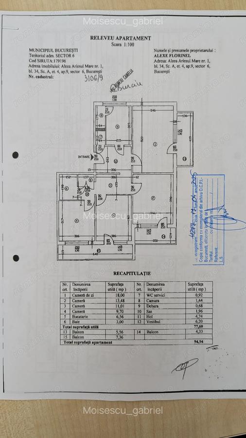 Lujerului, 4 camere, 3 balcoane, elegant - 4