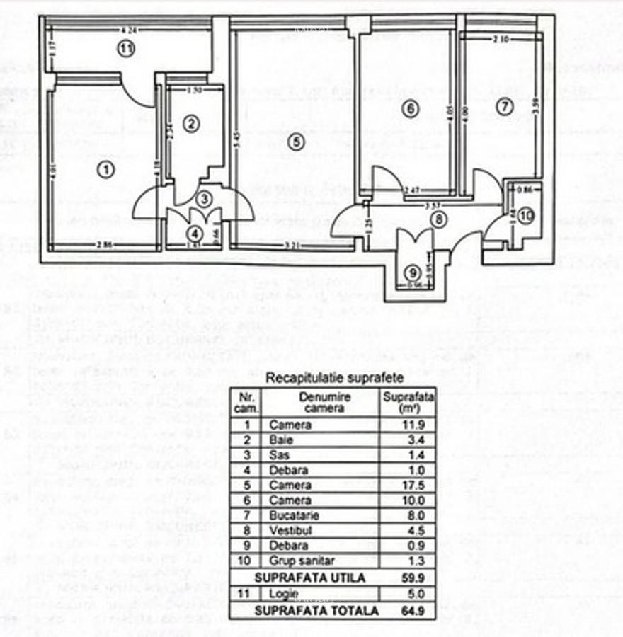 Ferdinand,Metrou,bl.reabilitat,Amenajat,2 bai,Liber - 9