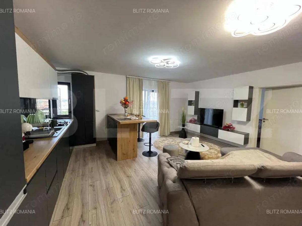 Apartament modern cu terasa de 15 m2 ?i priveli?te panoramica 58 m2, etaj 3 - 1