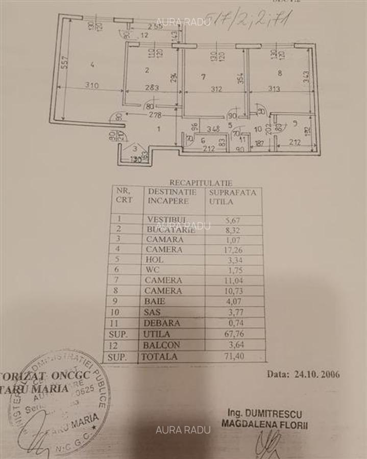 Apartament cu 3 camere decomandat în Doamna Ghica - 1