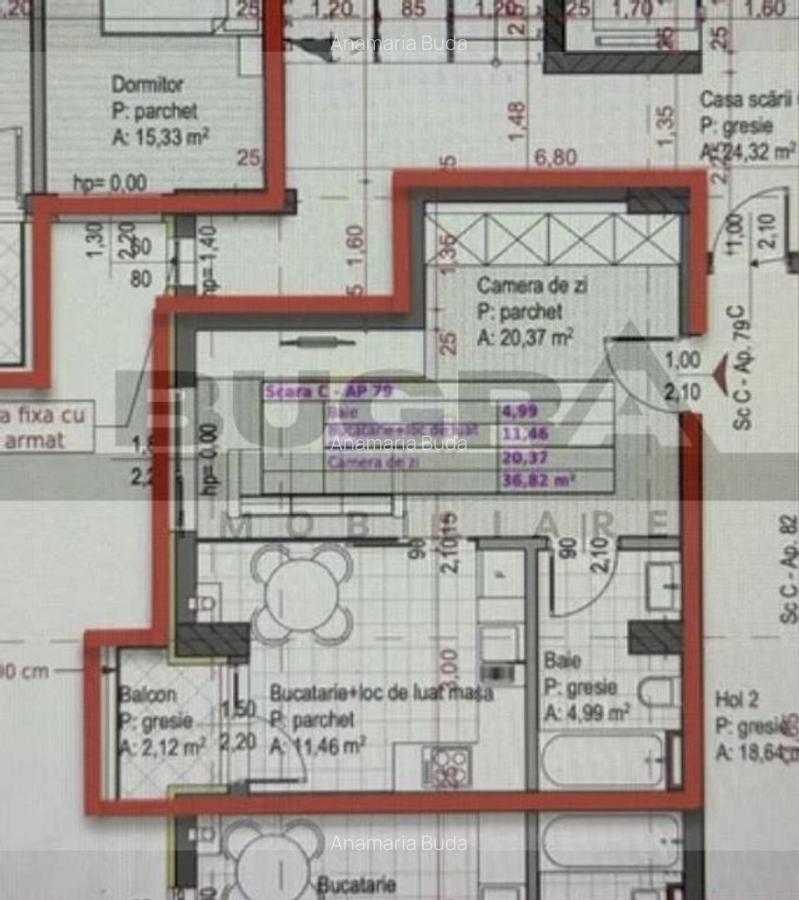 Apartament 1 camere, 39 mp, balcon, zona Sopor - 2