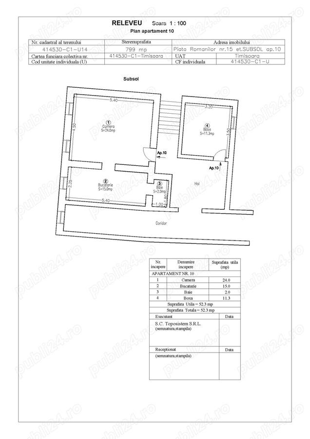 Apartament 50 m2 demisol Cladire Istorica - 5