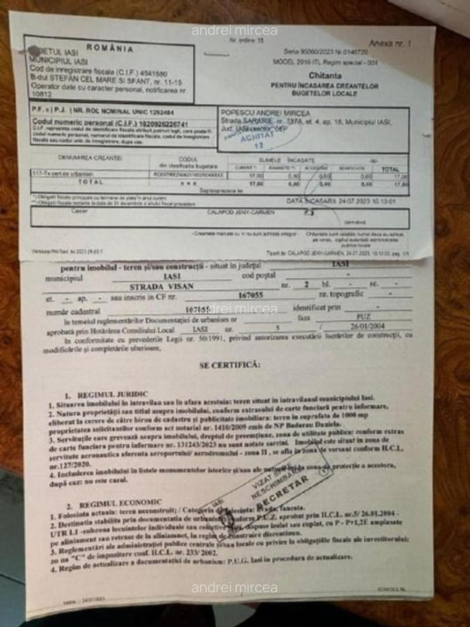 Teren la stradă 1200 m2 - 6