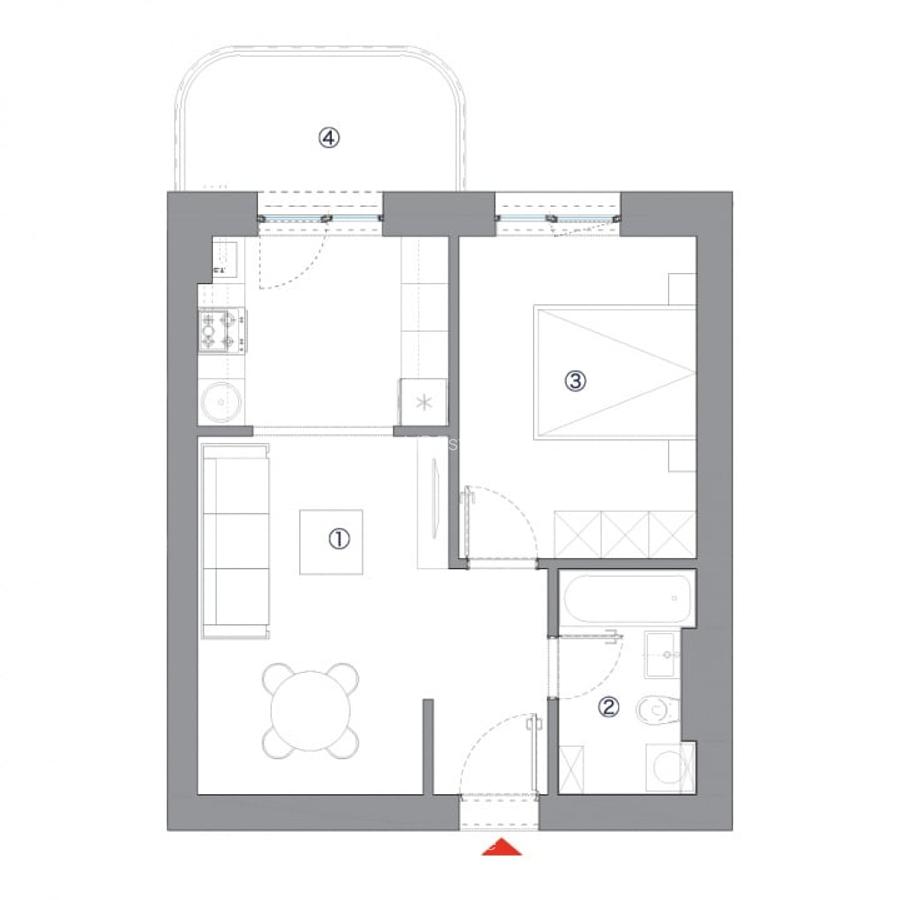 Apartament 2 camere / Hils Sunrise / 5 minute Metrou / Comision 0% - 1