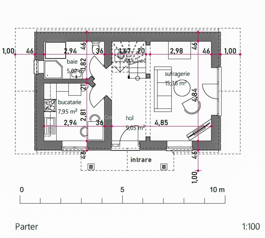 Casă tip cabană, structură solidă, 120mp, priveliște superbă - 8