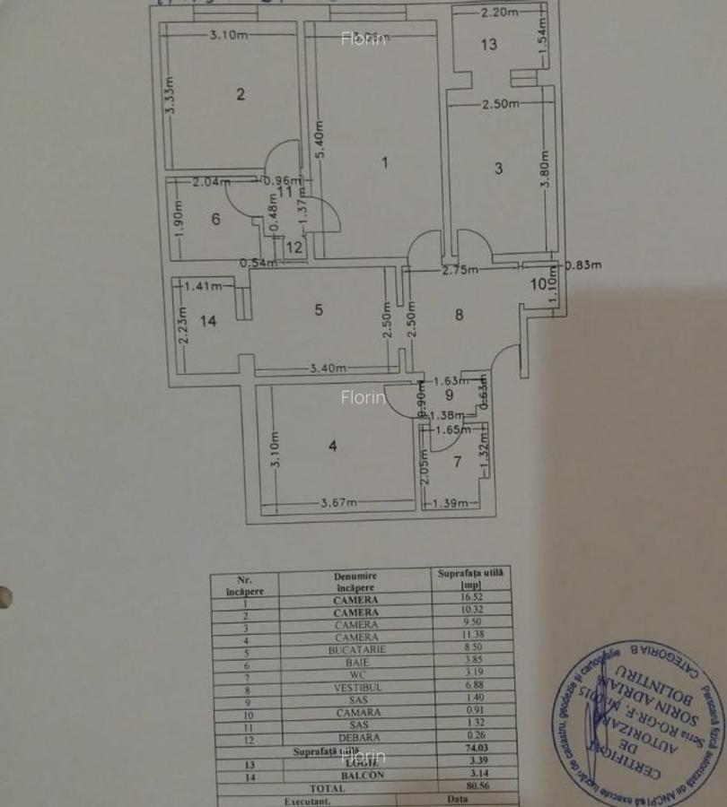 Apartament cu 4 camere semidecomandat în Olteniței - 20