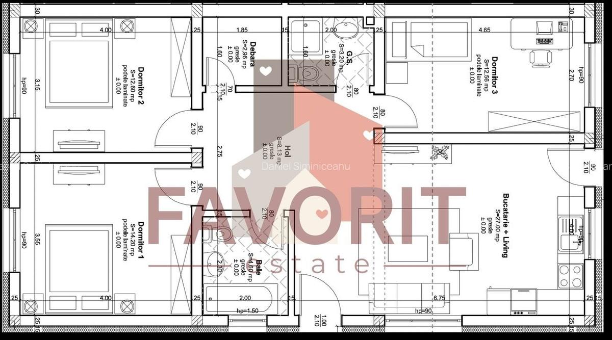 Duplex pe parter finisat la cheie. Zona Torontalului -Metro 2 . CF de Timisoara - 11