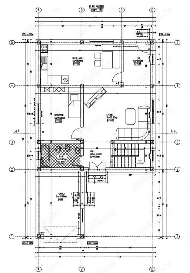 Vila sanatoasa, P+M cu 300 mp in Lumina, construc?ie la ro?u - 2