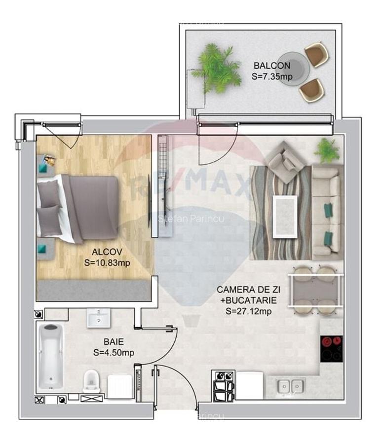 Apartament luminos cu 2 camere in Piata Presei Libere - Expozitiei - 8
