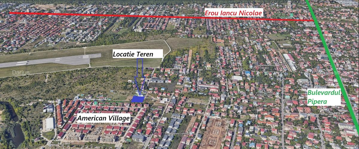 Teren Zona Pipera  Iancu Nicolae | 2242 mp |Deschidere 54m | Proiect Rezidential - 1