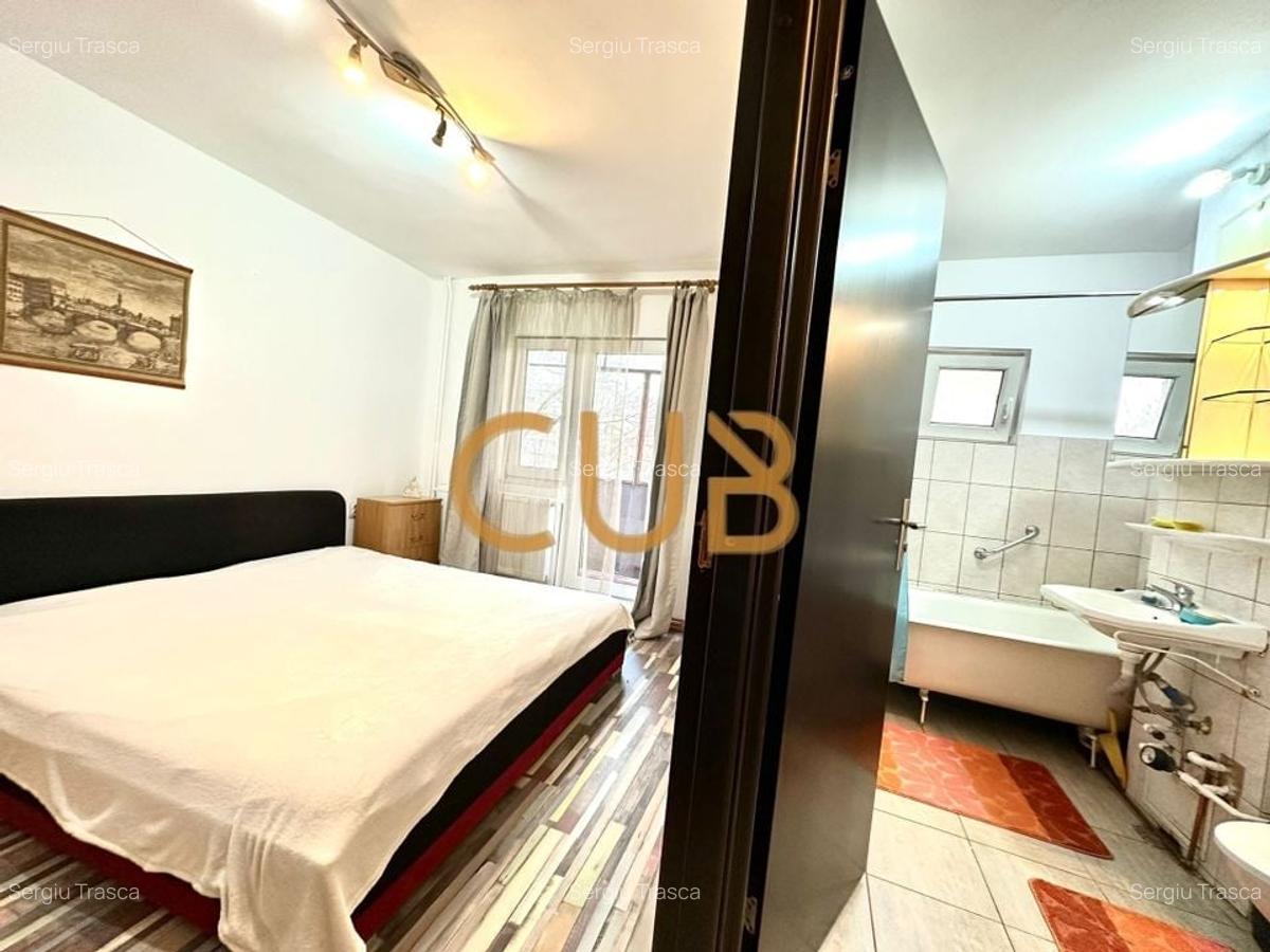 Ap3cam - 2dormitoare,living,2 bai | centrala,AC,et3/4 | Calea Aradului - 15