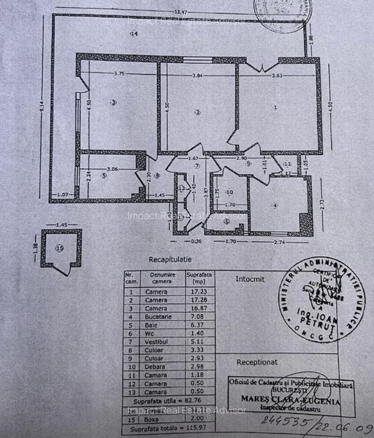 APARTAMENT 3 CAMERE | UNIVERSITATE | TERASĂ 30MP | PANORAMIC VIEW | - 15