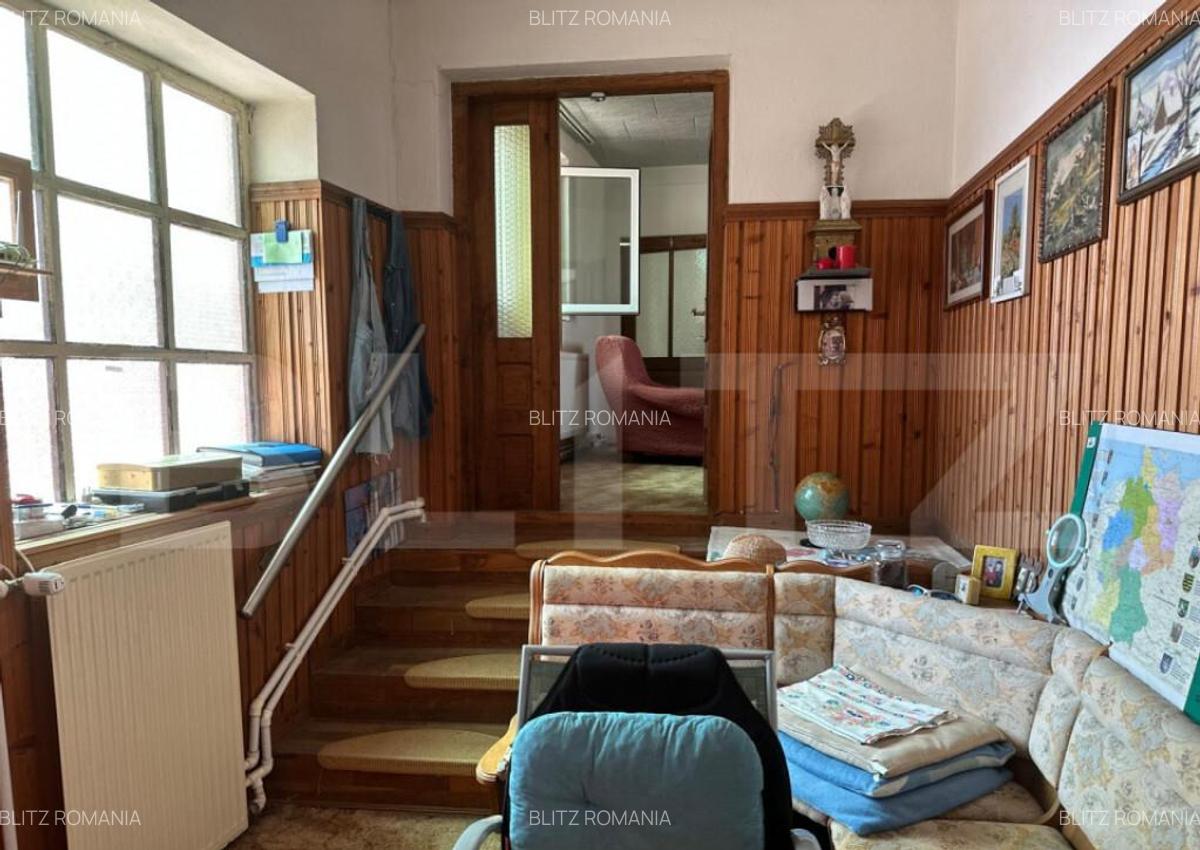 Casa saseasca de vanzare, curte, gradina, teren 3000 mp - Ji - 17
