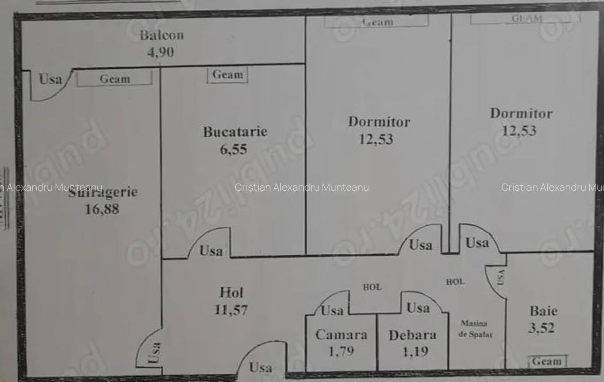 3 camere decomandat Complex Drumul Taberelor - 5