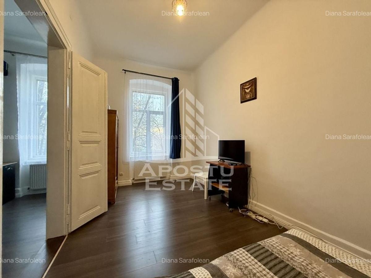 Apartament 3 camere, renovat, vedere la Bega, zona centrala - 5