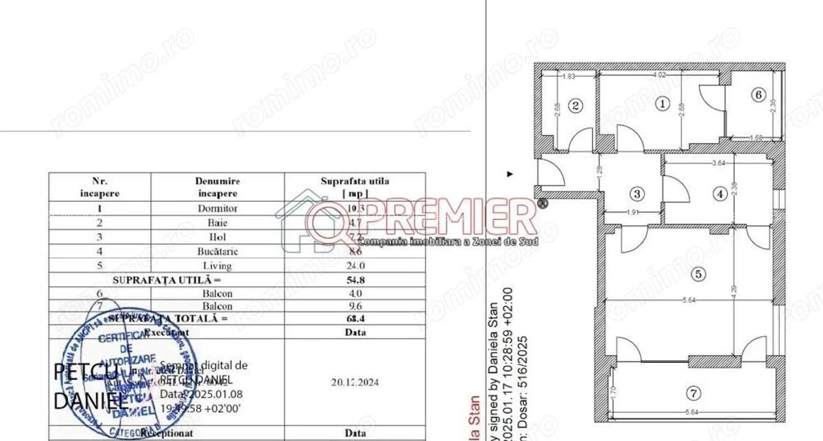 Vitan - Delta Vacaresti - 2 camere decomandat, spatios - 2