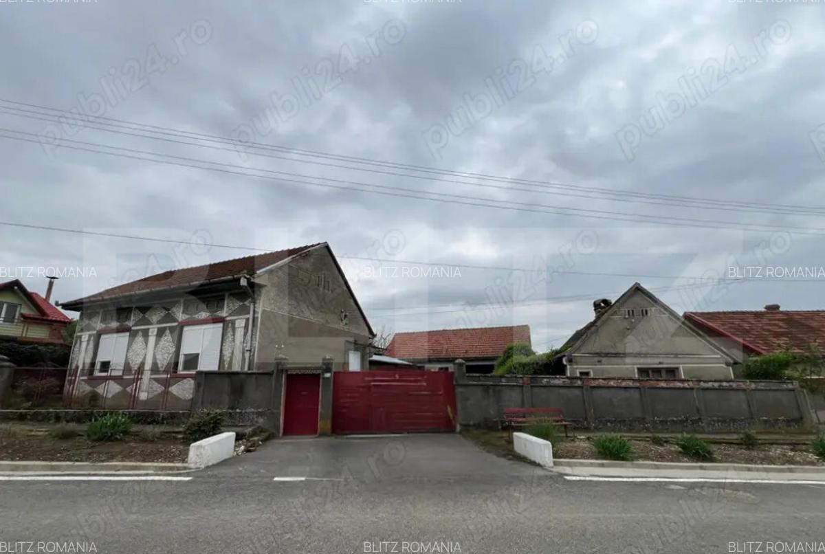 Casa 266 mp, 3992 mp teren, garaj, terasa, Topolovatu Mare-T - 1