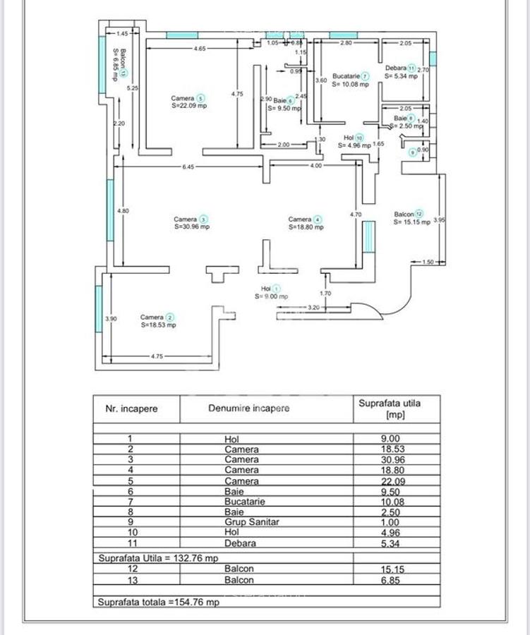 Apartament cu 4 camere circular, mobilat în Ultracentral - 15
